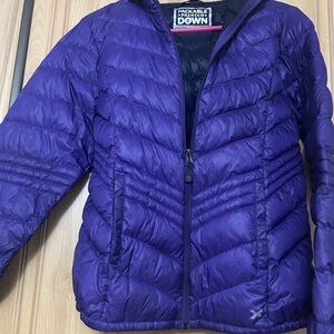 Xersion Purple Puffer Jacket